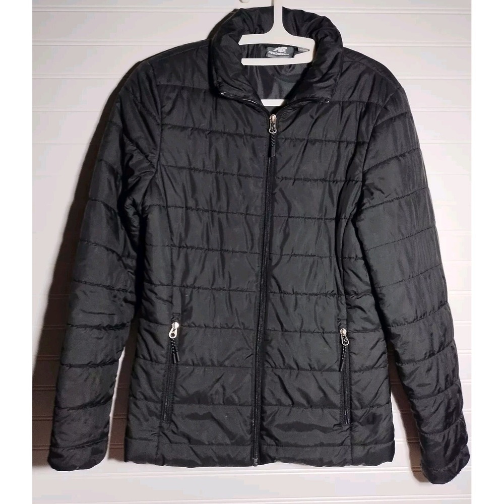 New Balance Puffer Jacket Coat Women's Sm‎ Black Gorpcore Outdoors Winter Cold